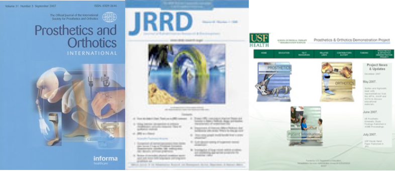 Current Topics in Prosthetic Research